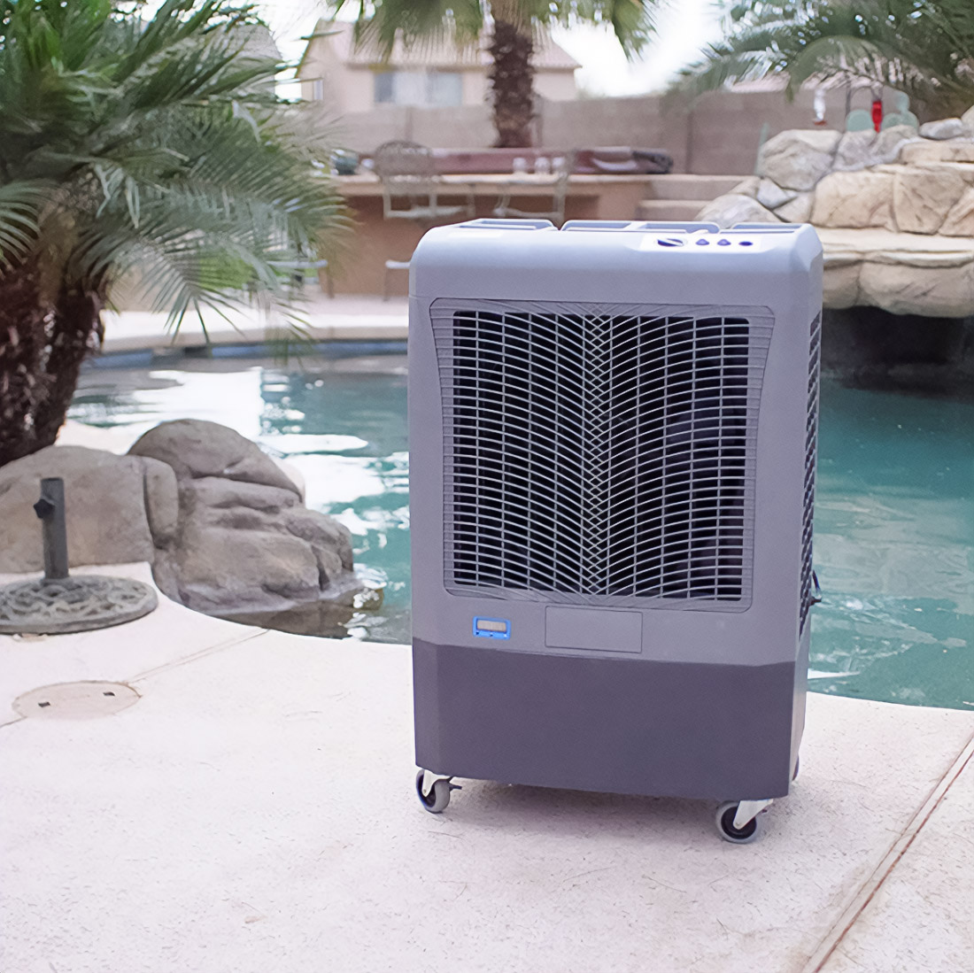 Smart Outdoor Cooling: IoT-Connected Evaporative Coolers for Villas